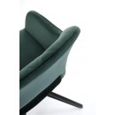 Стул HALMAR K535 зеленый/черный, поворотный